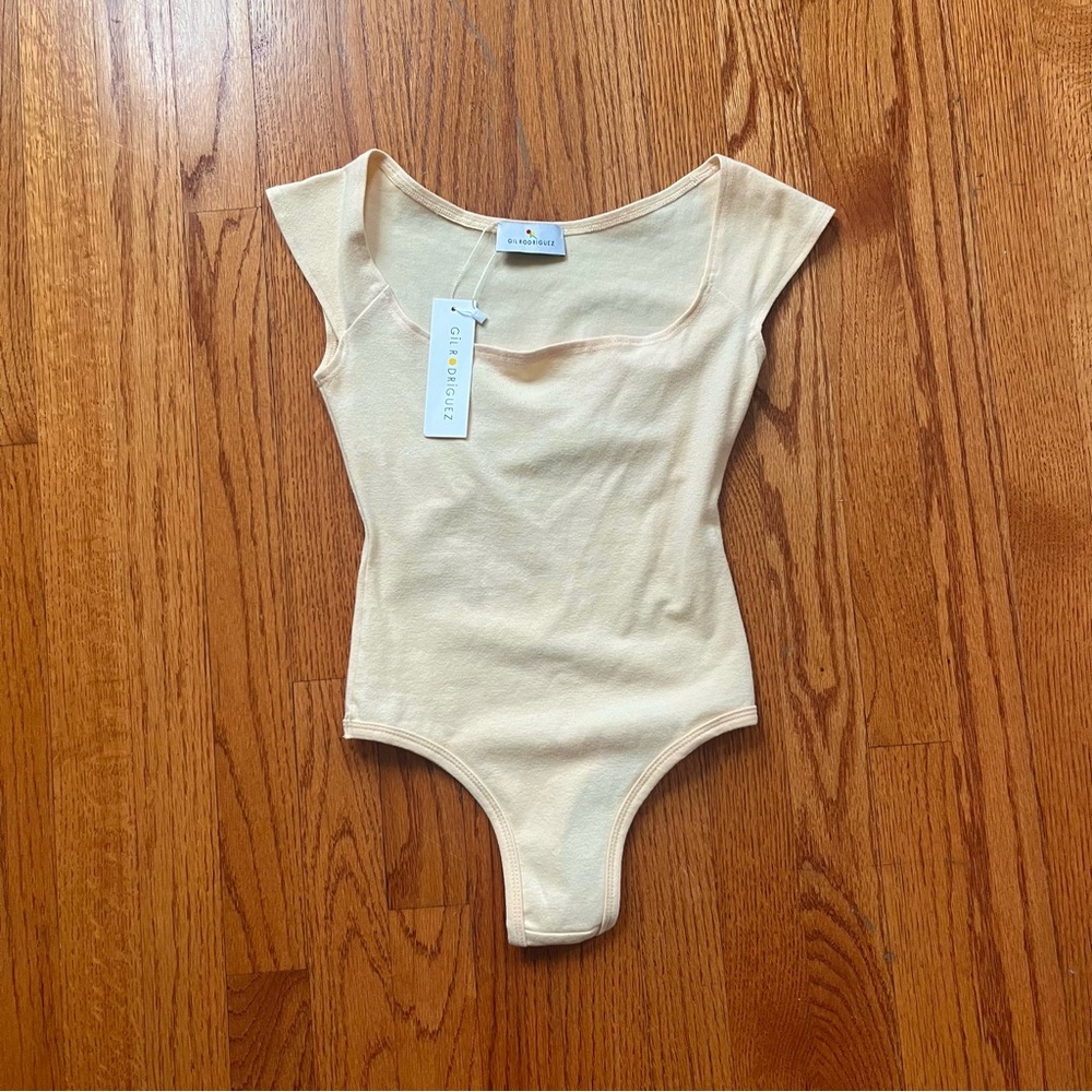 Discontinued Gil Rodriguez El Tigre Bodysuit in Peach